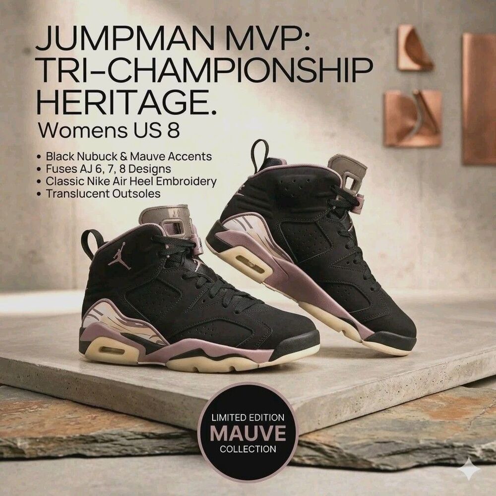 Size 8 - Air Jordan Jordan MVP Violet Ore W